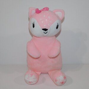 Jesse + Lulu Pink White 10" Plush stuffed Fawn deer Fox baby Toy lovey